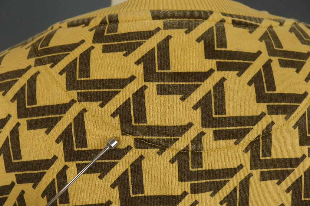 Karl Kani Multi Geometric Fleece Lined Raglan Sleeve Pullover Sweatshirt – Size M