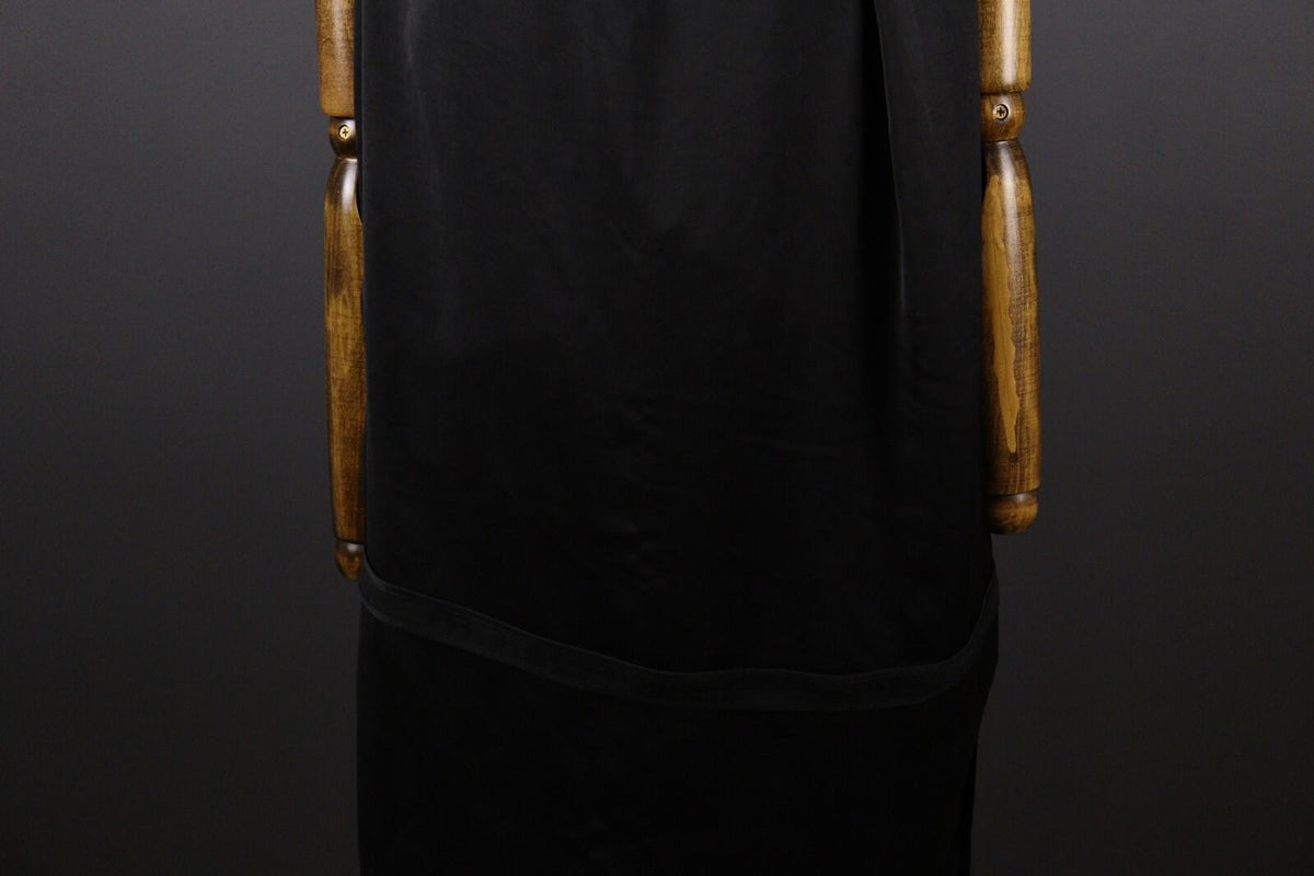 ACNE Black Party Cocktail Black Midi Tank Dress – Size 38