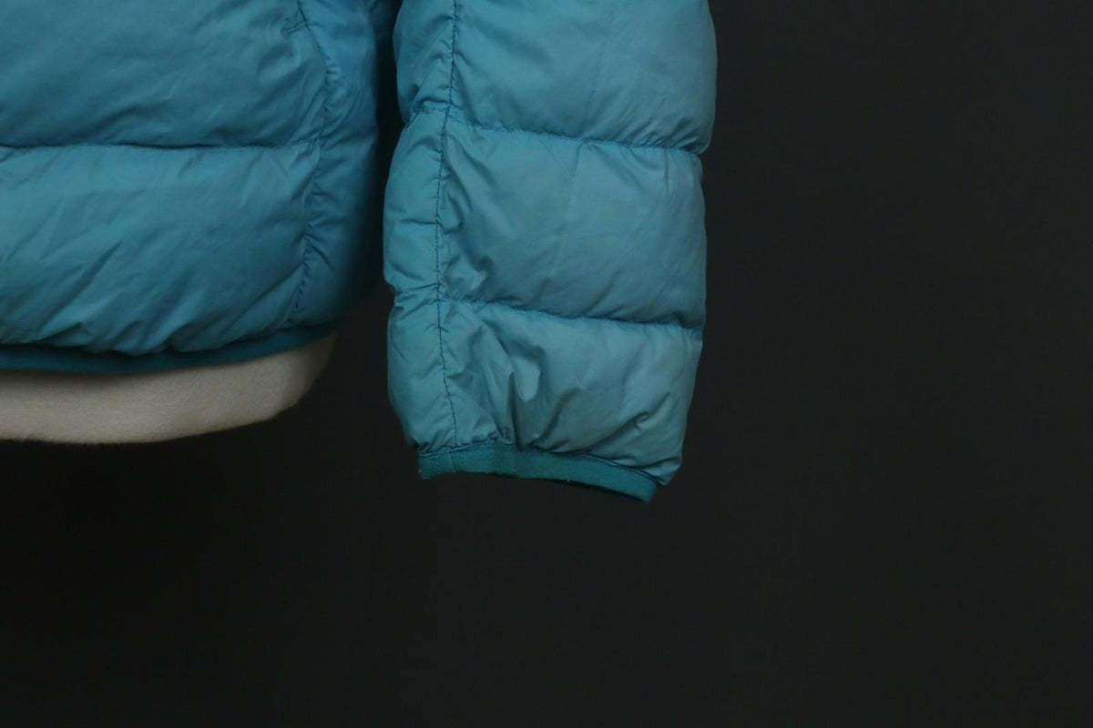 PARAJUMPERS Blue Down Super Lightweight Hooded Full Zip Puffer Jacket – Size 2XL