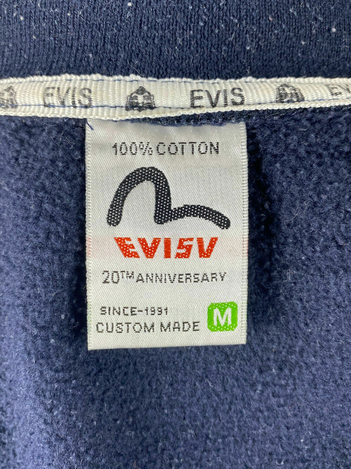 Evisu Limited Custom Made Blue Snap Baseball Jacket – Women's M