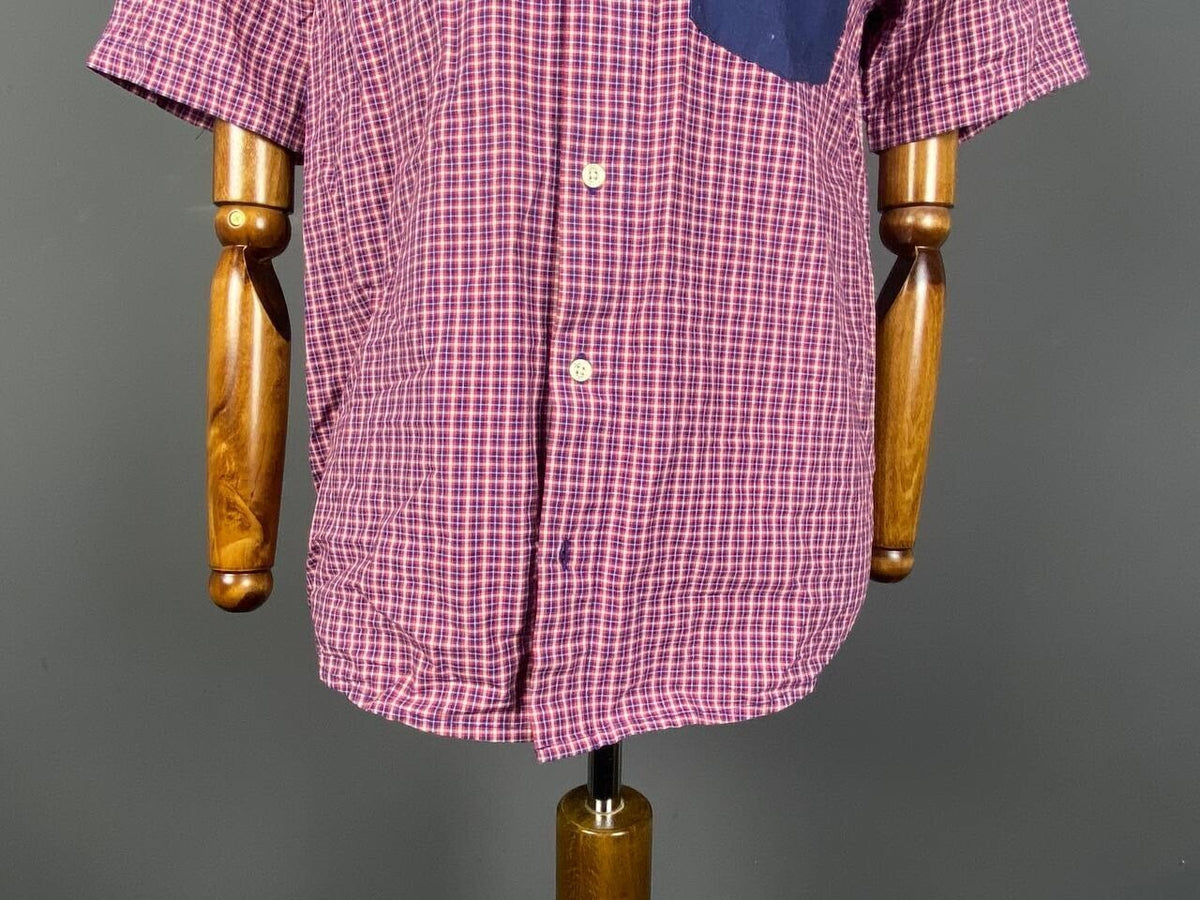 Carhartt WIP Multicolor Check Short Sleeve Button Up Shirt – Size L
