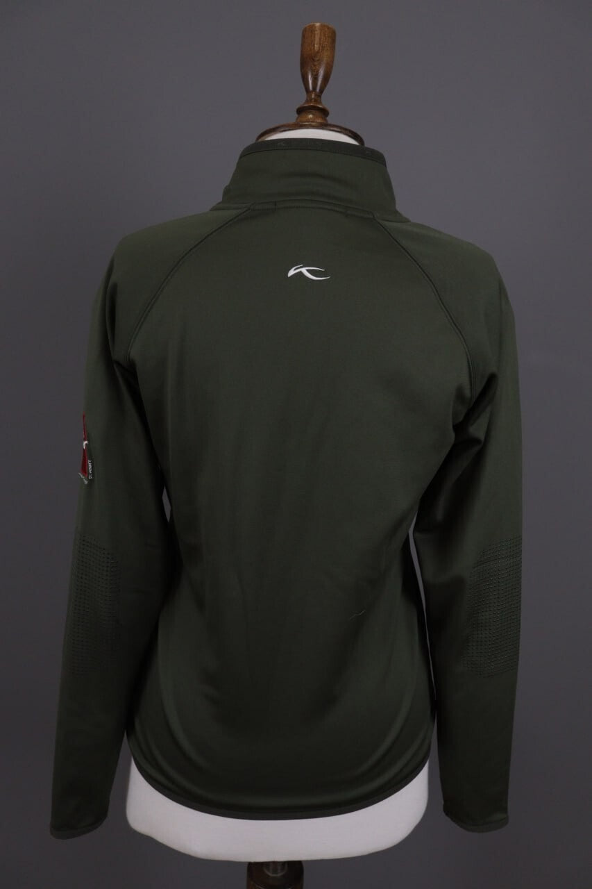 Girls Kjus Green Full Zip Soft Shell Ski Fleece Jacket – Size L