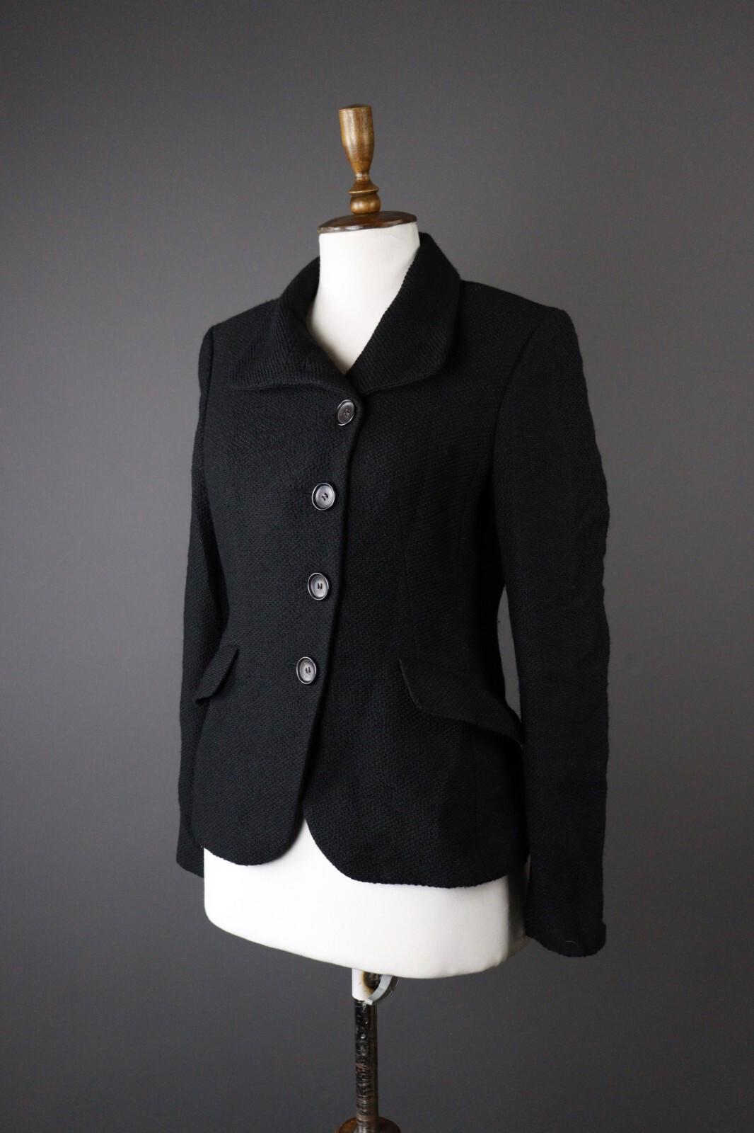 ESCADA Black Single Breasted Blazer Jacket Coat – Size M