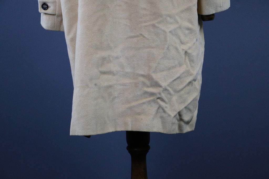 Jil Sander Beige Alpaca Wool Vintage Lagenlook Overcoat – Size 36 / Small