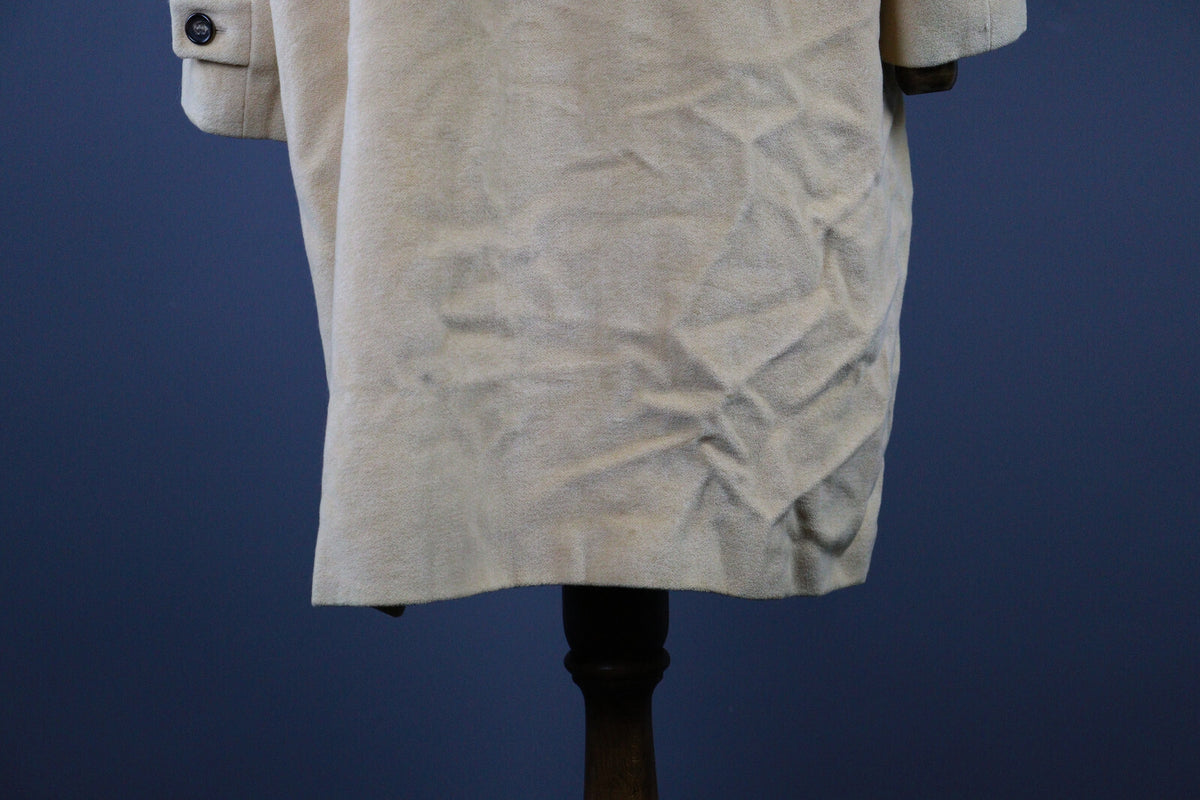 Jil Sander Beige Alpaca Wool Vintage Lagenlook Overcoat – Size 36 / Small