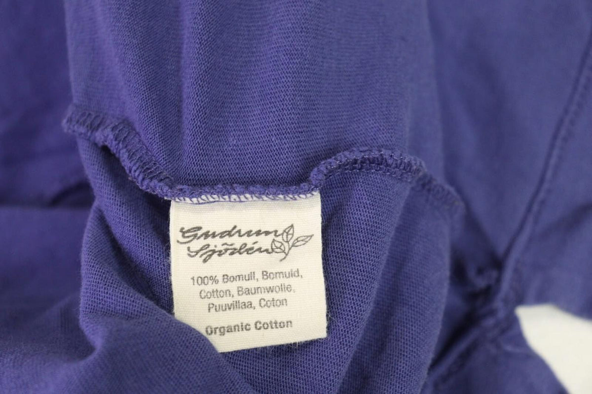 Used GUDRUN SJODEN Blue 3/4 Sleeve Top Blouse Shirt – Size S