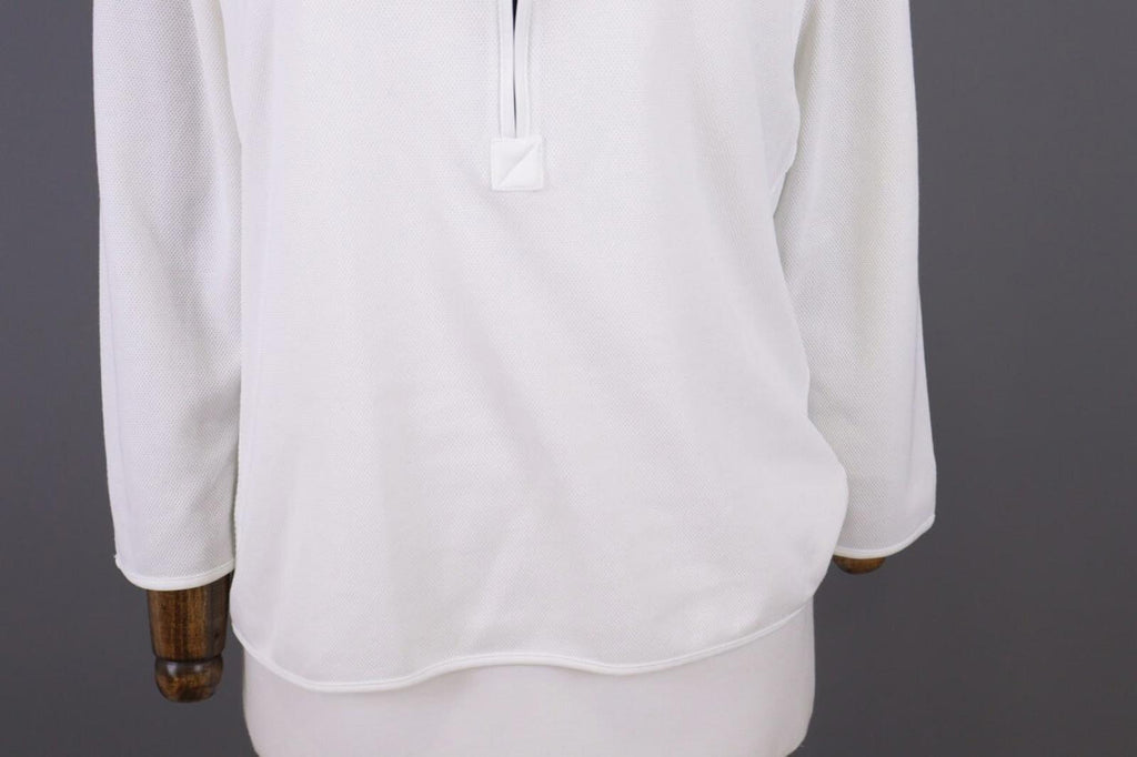 FRAUENSCHUH POLARTEC White 1/2 Zip Lightweight Fleece Top – Size XL