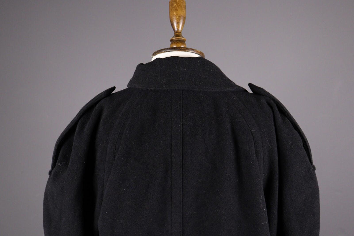 MONDI Black Wool Double Breasted Coat Jacket – Size 36