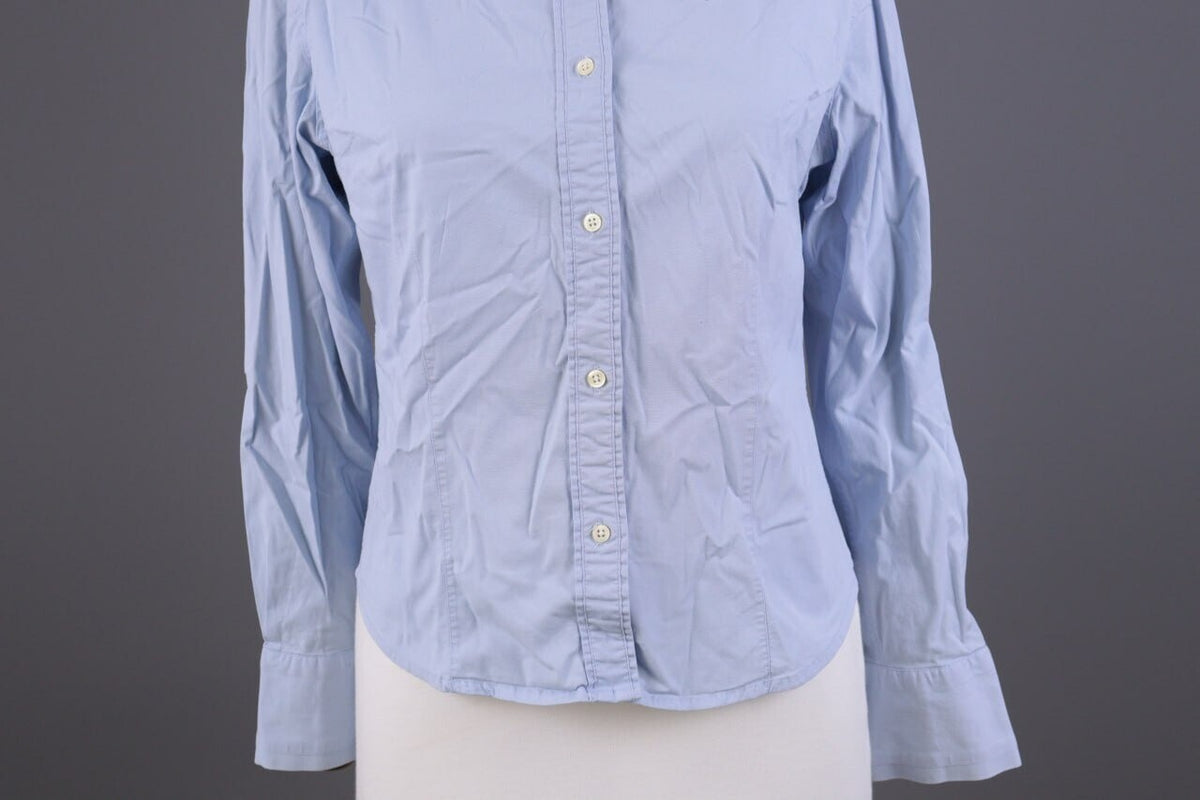 La Martina Buenos Aires Blue Button Down Long Sleeve Blouse Shirt – Size XL