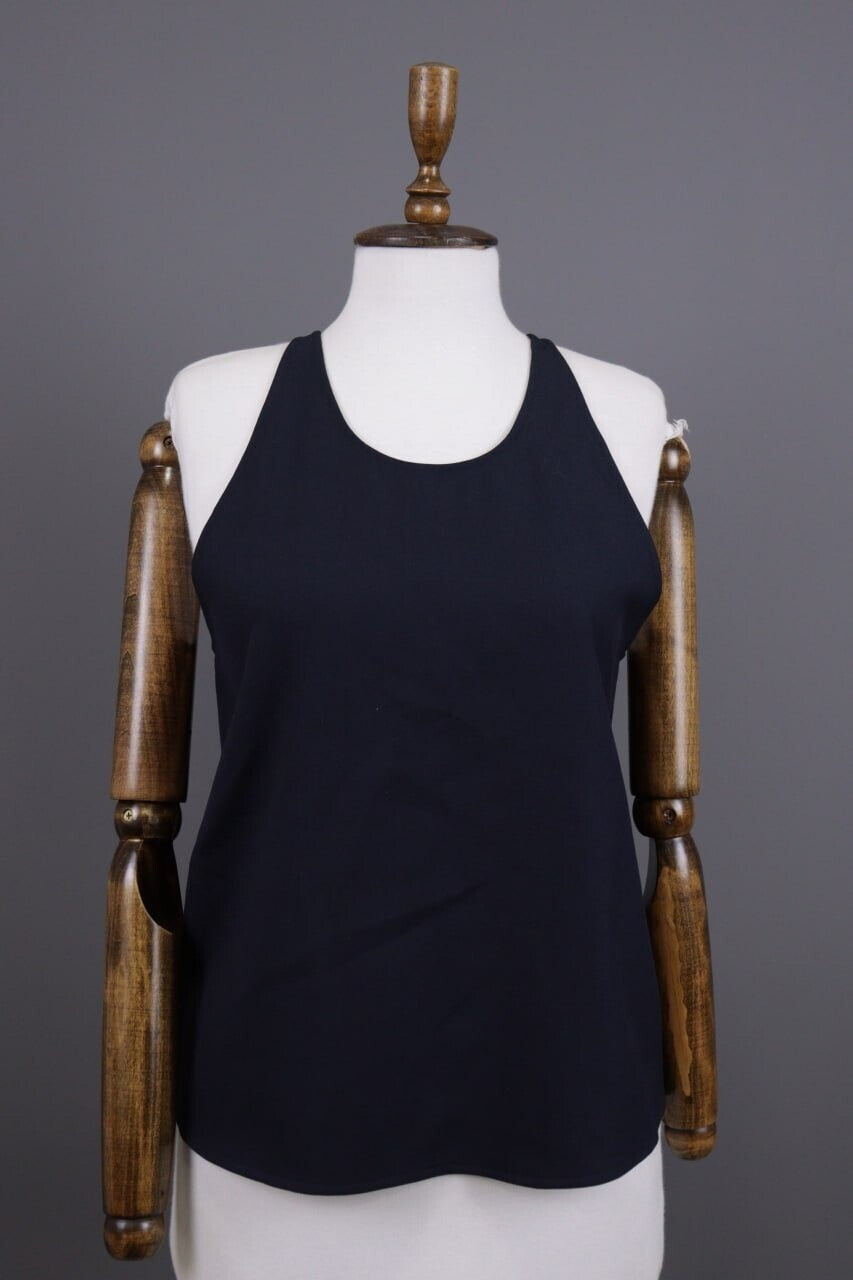 Barena Venezia Blue Sleeveless Summer Basic T-shirt Top – Size S
