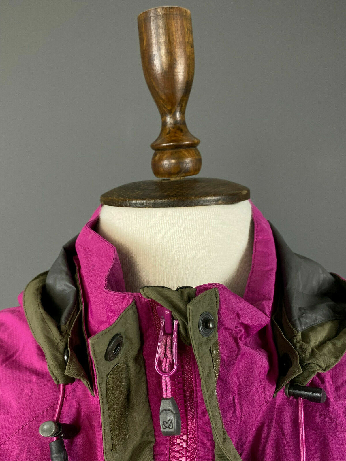 Millet Dry Edge Pink Nylon Hooded Windbreaker Jacket M US 10 UK 12 EU 40-42