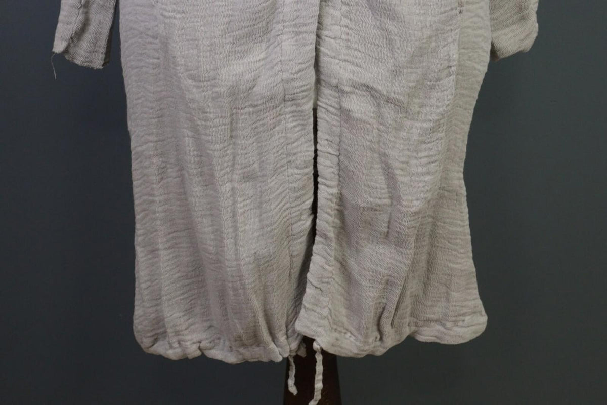 TRANSIT PAR SUCH Gray Linen Lagenlook Long Cardigan Sweater – Size 2
