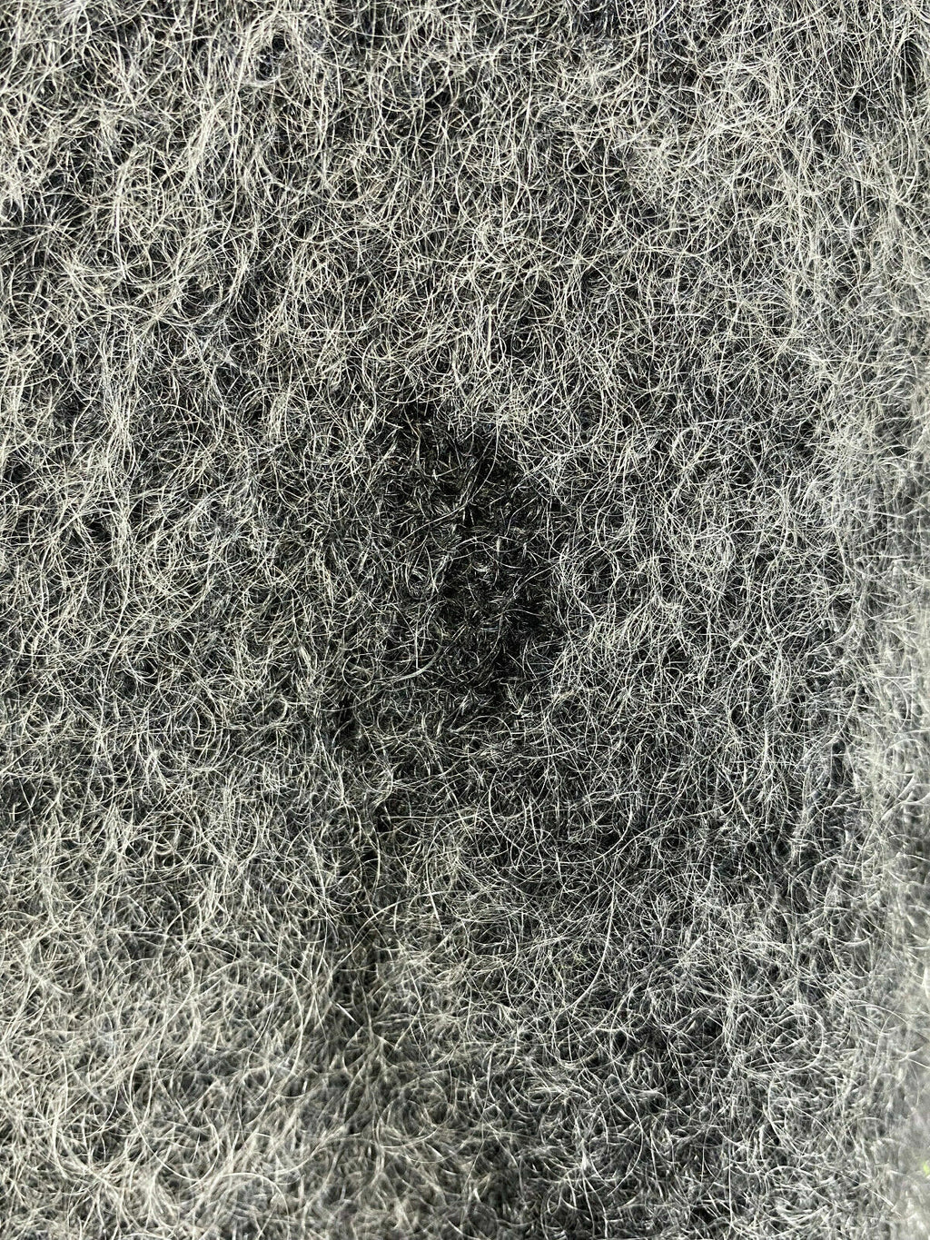 Ganni Grey V-Neck Mohair Wool Sweater – Women's XS