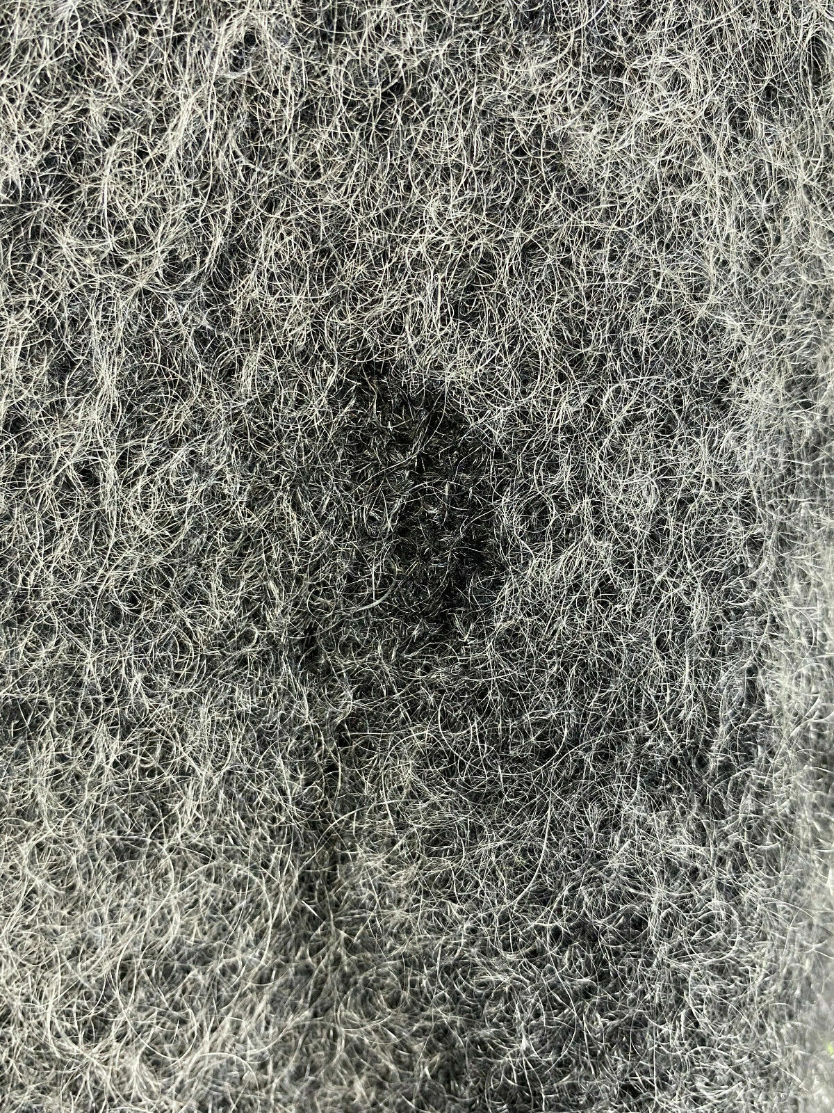 Ganni Grey V-Neck Mohair Wool Sweater – Women's XS