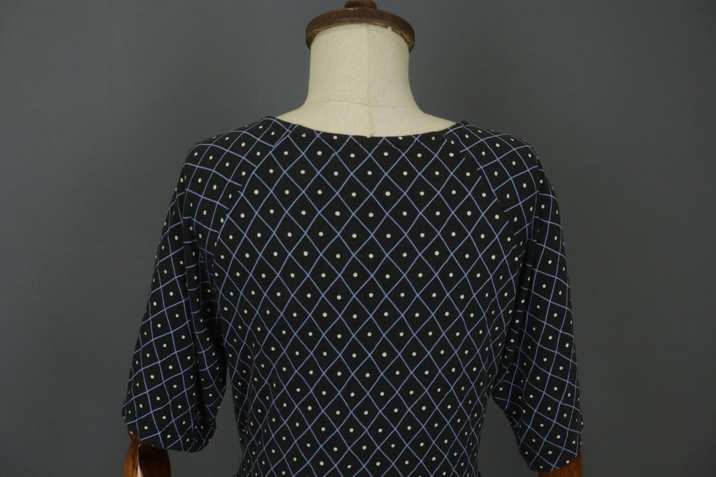 GUDRUN SJODEN Multicolor Modal Dotted Short Sleeve Round Neck Blouse Top – Size S