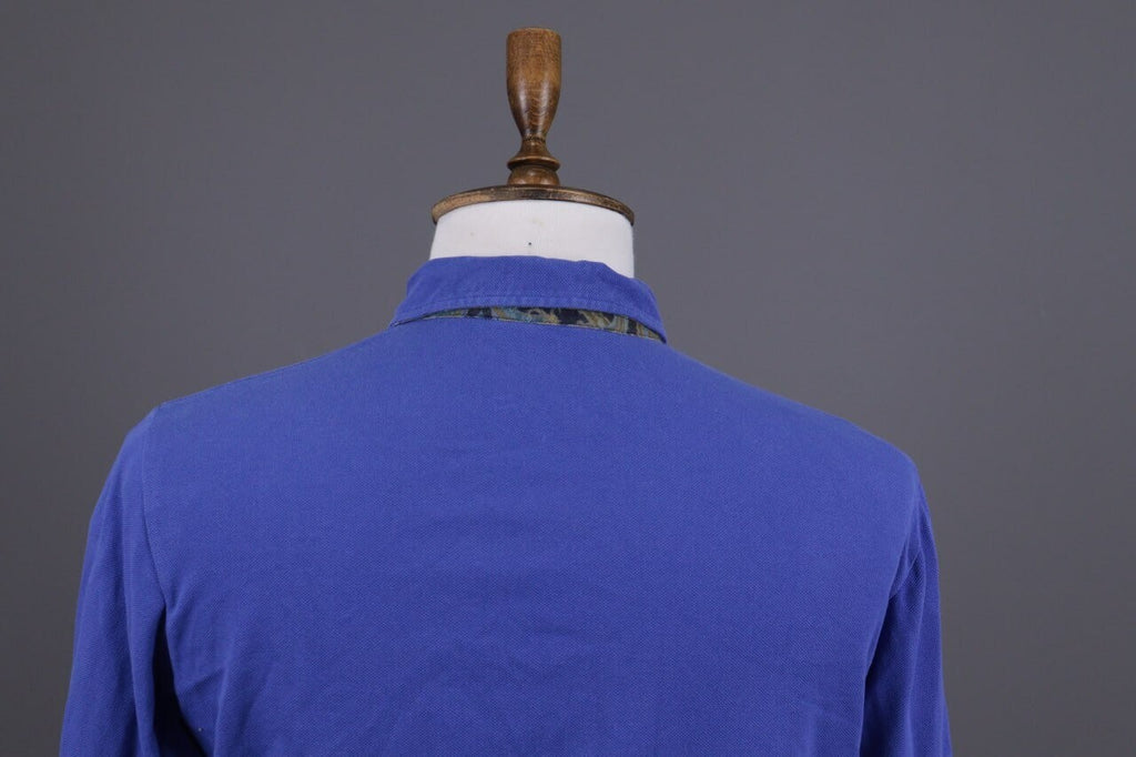 ETRO Milano Blue Collared Paisley Pullover Sweater – Size XL