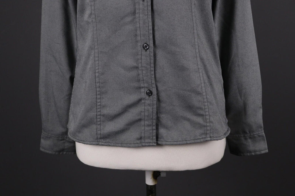 ARCTERYX Relaxed Fit Gray Long Sleeve Button Hiking Shirt – Size M