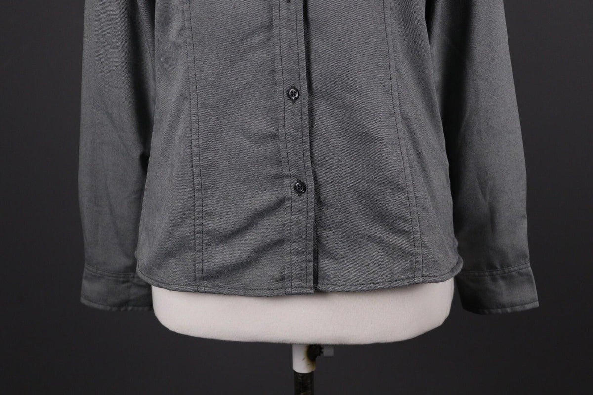 ARCTERYX Relaxed Fit Gray Long Sleeve Button Hiking Shirt – Size M