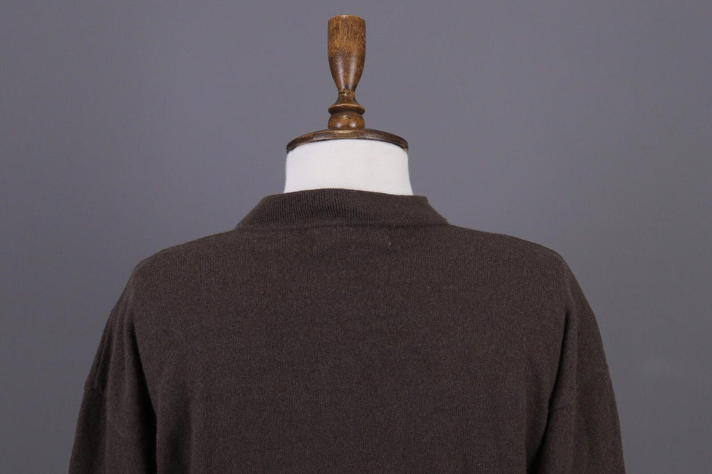 ICEBERG Brown Wool Oversized Knit Sweater – Size 40 M