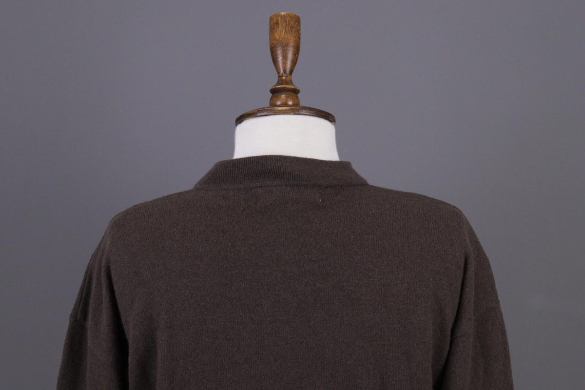 ICEBERG Brown Wool Oversized Knit Sweater – Size 40 M