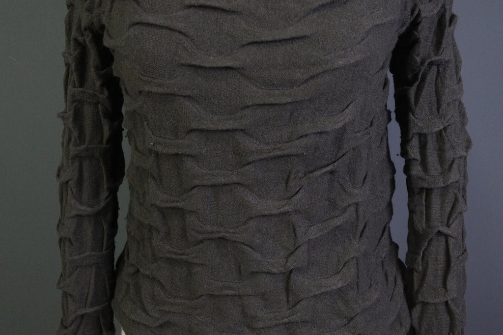 Absolut by ZEBRA Angora Wool Crew Neck Textured Knit Pullover Sweater – Size 2