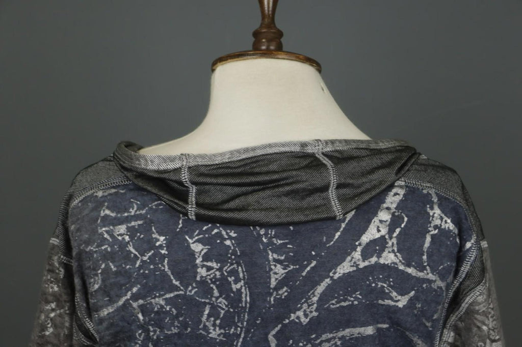 BEATE HEYMANN Multicolor Printed Long Sleeve Pullover Activewear Hoodie – Size 14