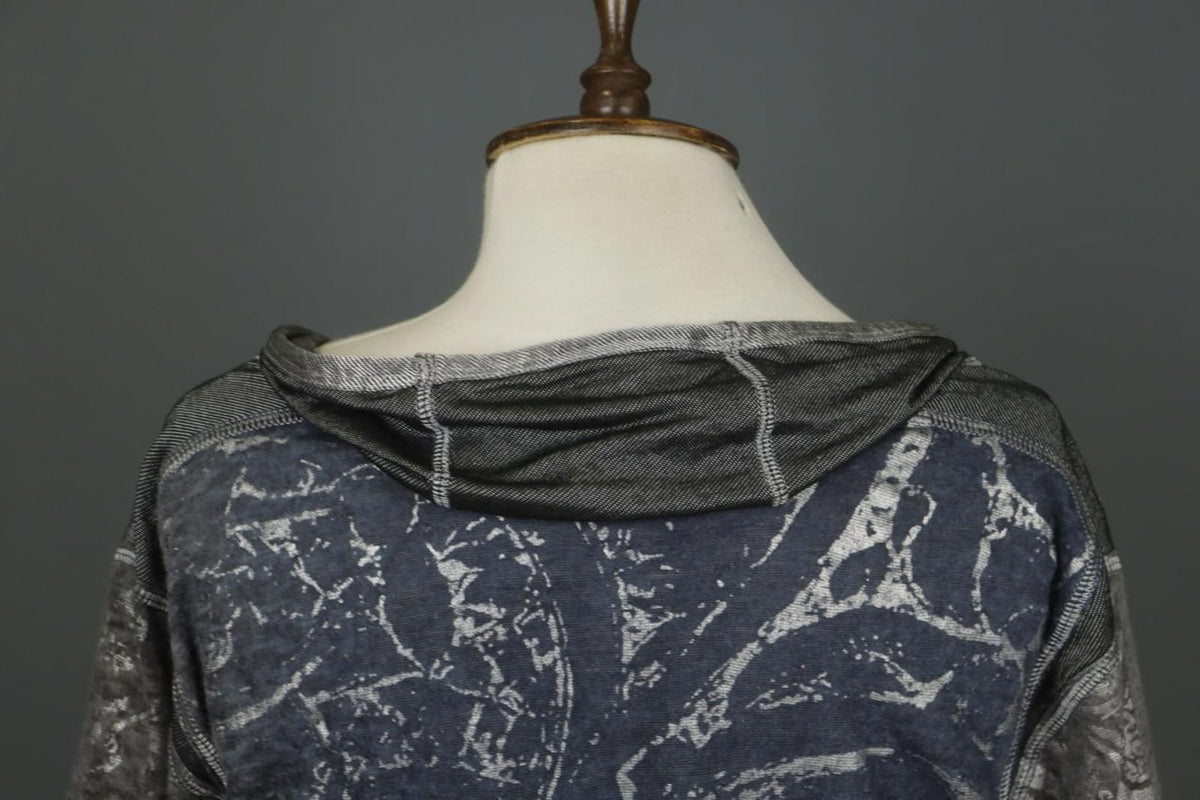 BEATE HEYMANN Multicolor Printed Long Sleeve Pullover Activewear Hoodie – Size 14