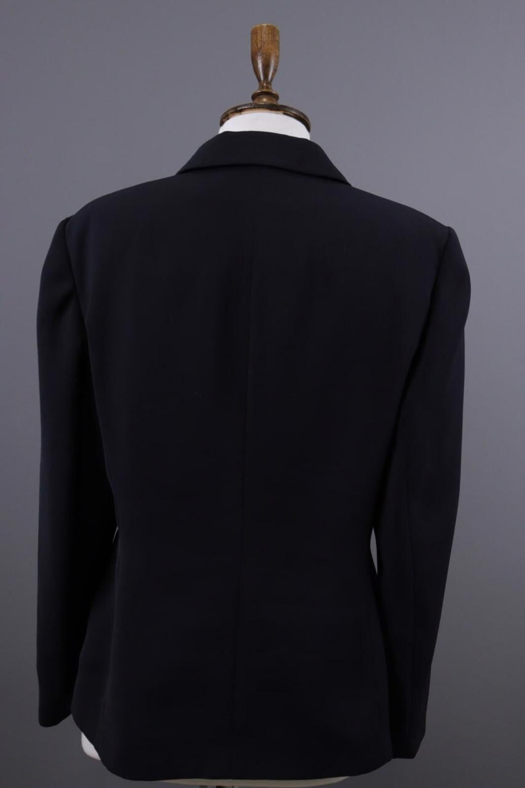 JIL SANDER Black Three Button Lightweight Blazer Jacket – Size 38 / S