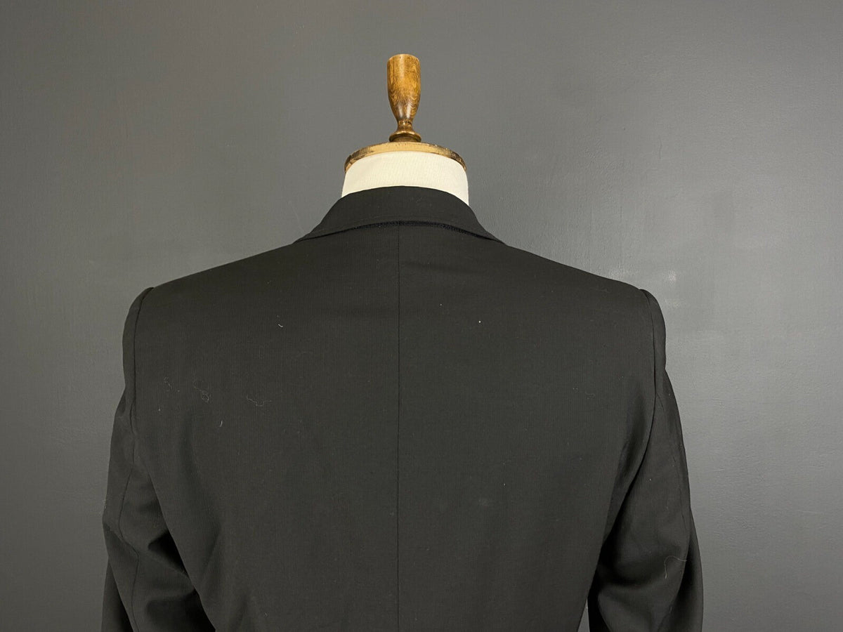 Versace Jeans Couture Black Wool 2 Button Sport Coat – Size M / EU 48 / US 38