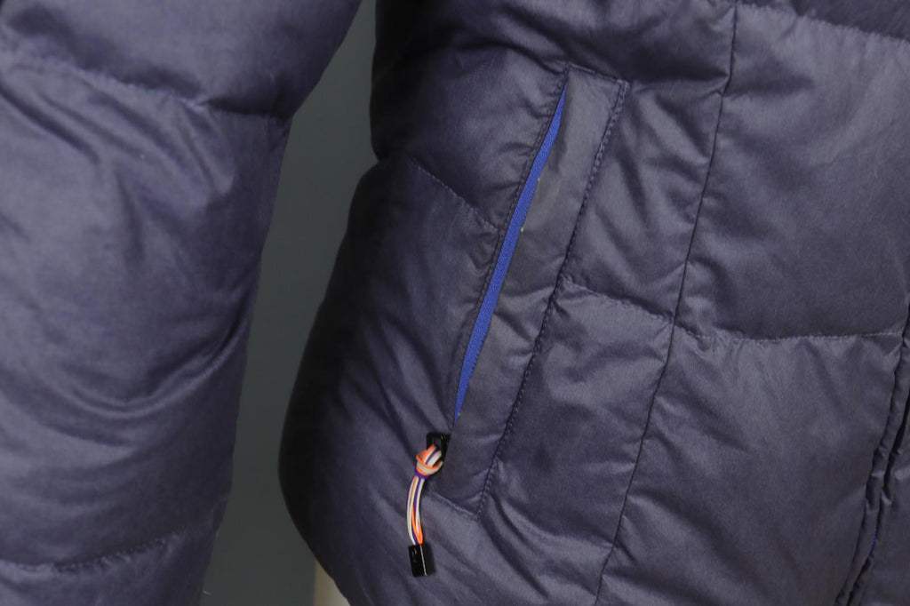 KJUS Purple Long Sleeve Regular Fit Full Zip Hooded Puffer Jacket – Size 40