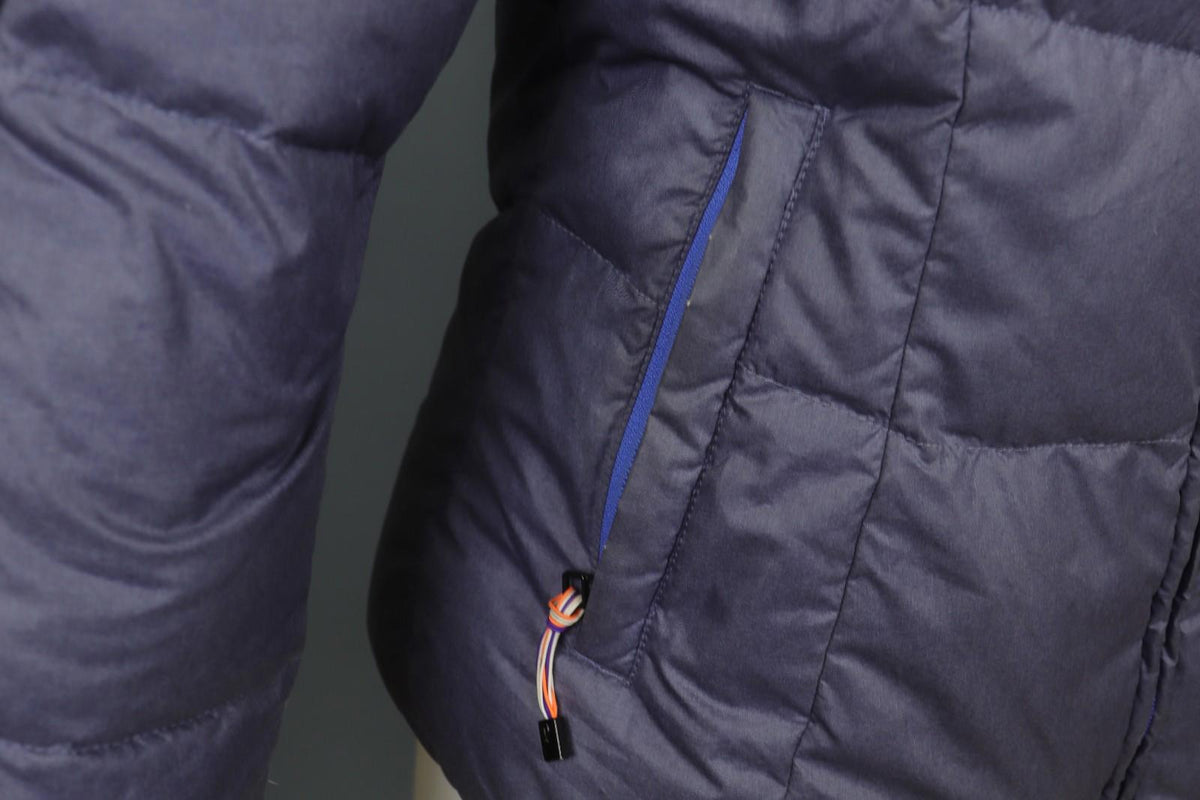 KJUS Purple Long Sleeve Regular Fit Full Zip Hooded Puffer Jacket – Size 40