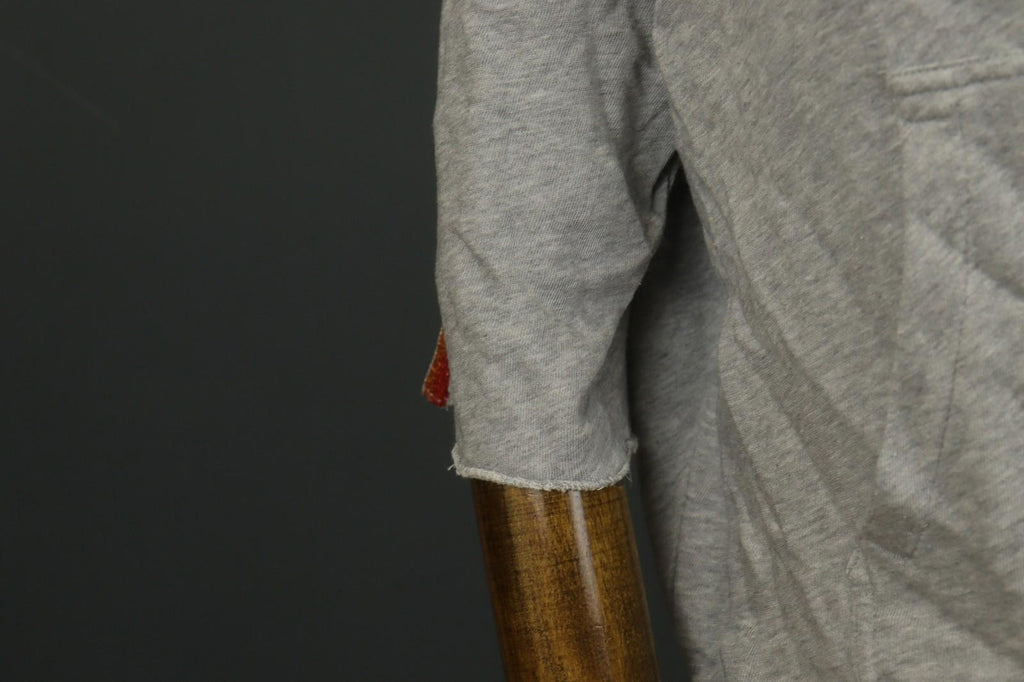 Used ZADIG & VOLTAIRE Gray 3/4 Sleeve Kangaroo Pocket Pullover Sweatshirt – Size XS