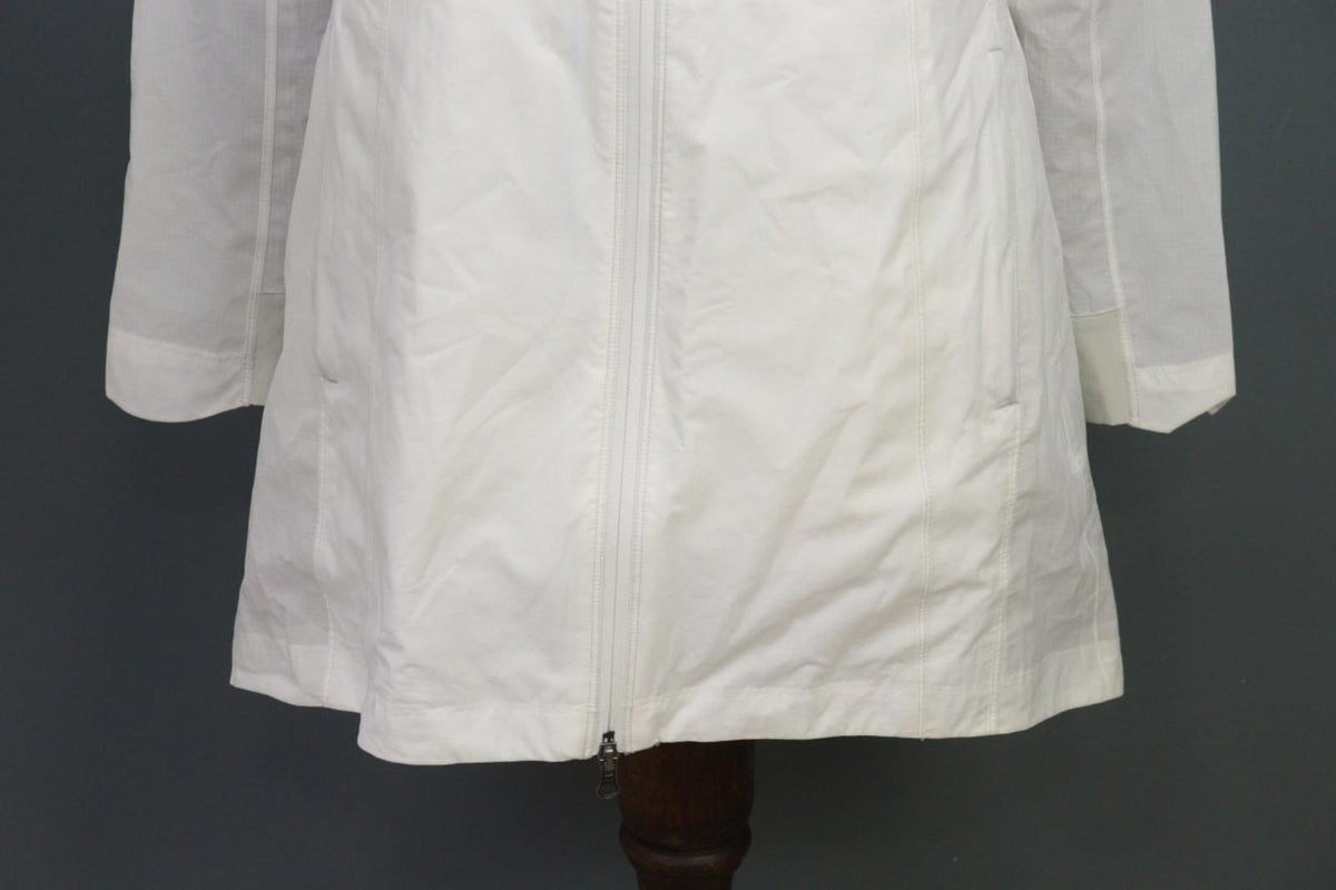 KUHL White Classic Fit High Neck Casual Long Sleeve Full Zip Hooded Jacket Sz M – Used