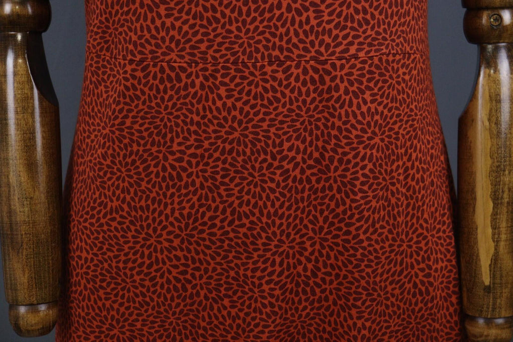 GUDRUN SJODEN Brown Sleeveless Scoop Neck Fit & Flare Dress – Size M