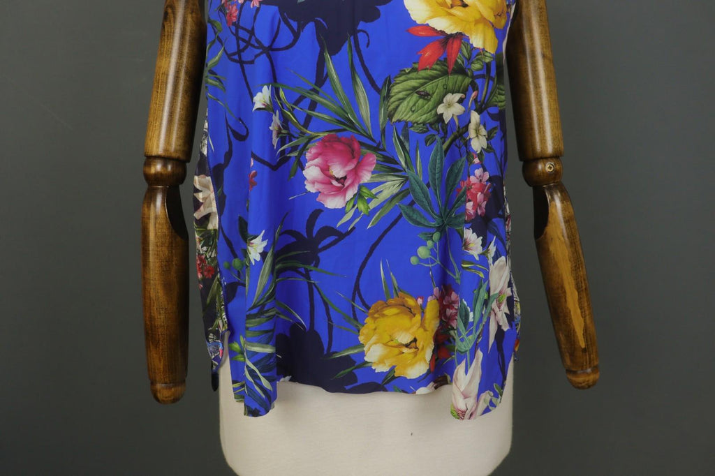 HIGH TECH Multicolor Floral Sleeveless Round Neck Pullover Tank Top – Size S / M