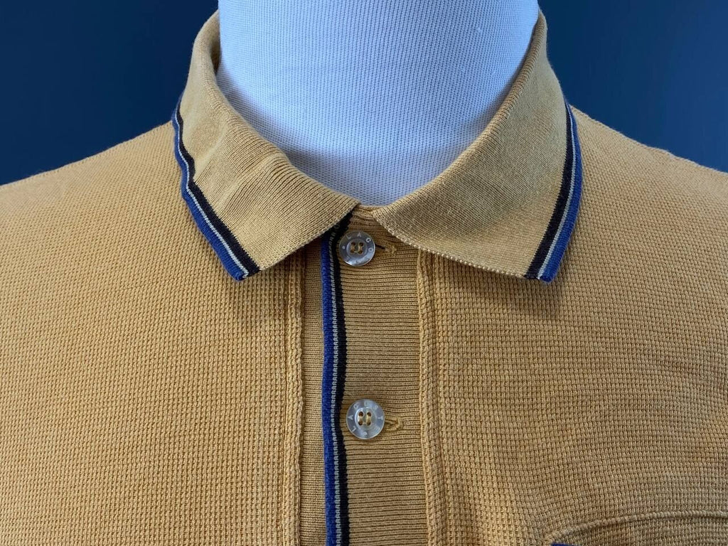 Lacoste Sport Slim Fit Yellow Long Sleeve Polo Shirt – Size 5 / L