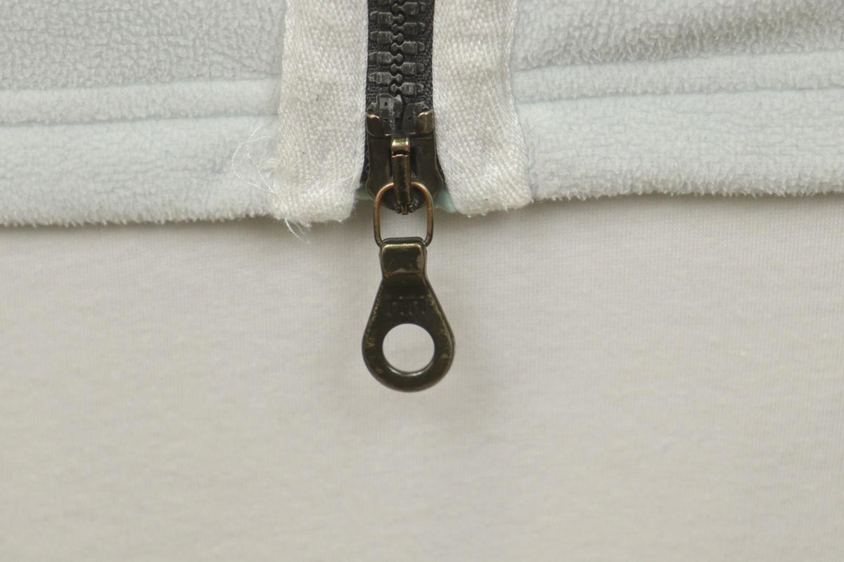Used FRAUENSCHUH Blue Pockets Long Sleeve Full Zip Winter Soft Fleece Jacket – Size 1