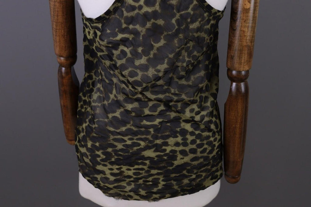 ISABEL MARANT ETOILE Multicolor Animal Printed Mesh Top Shirt Blouse – Size 36 S