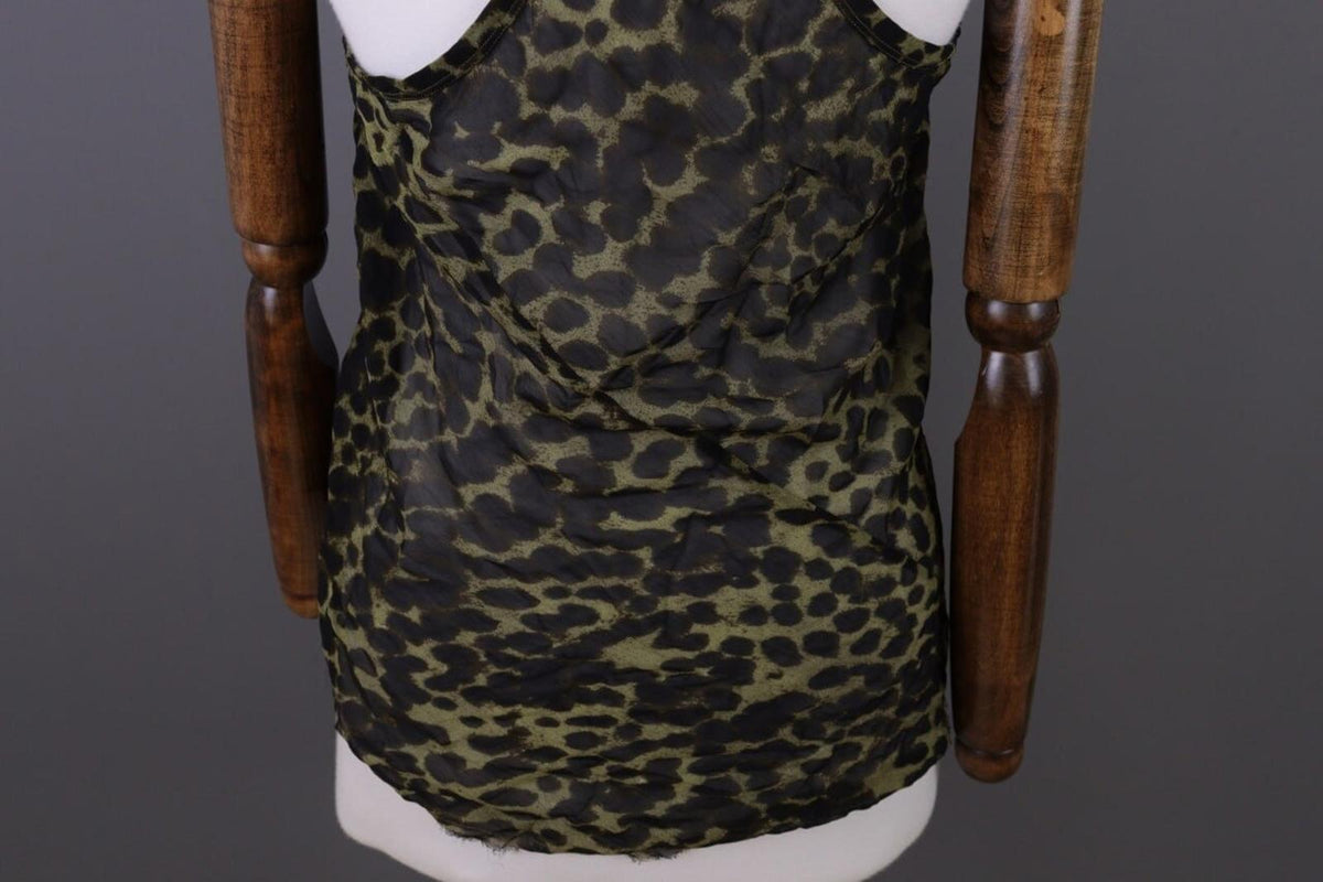ISABEL MARANT ETOILE Multicolor Animal Printed Mesh Top Shirt Blouse – Size 36 S