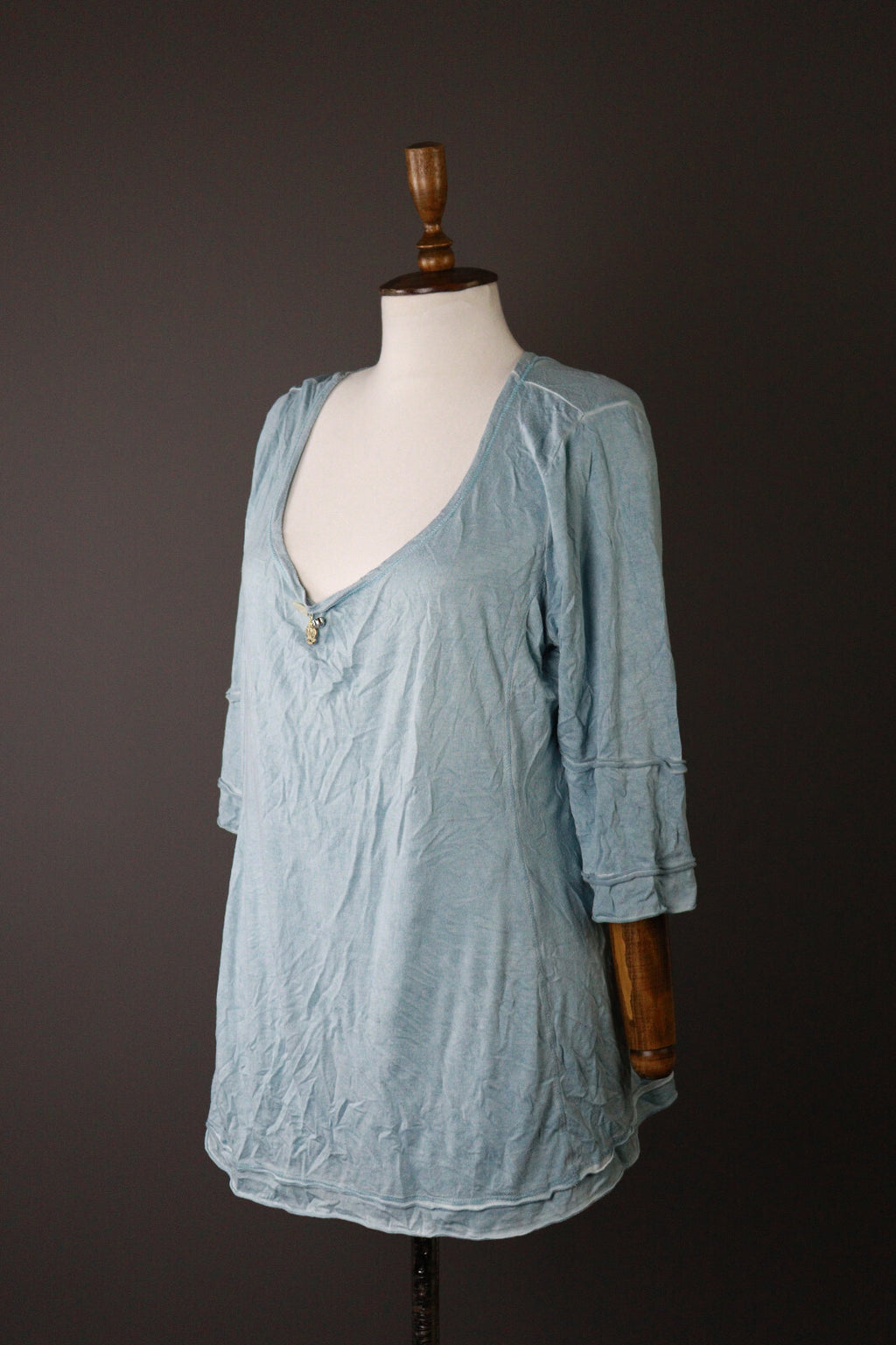 Bottega by Esisa Cavaletti Lagenlook Long Sleeve Blouse Shirt Tunic – Size L