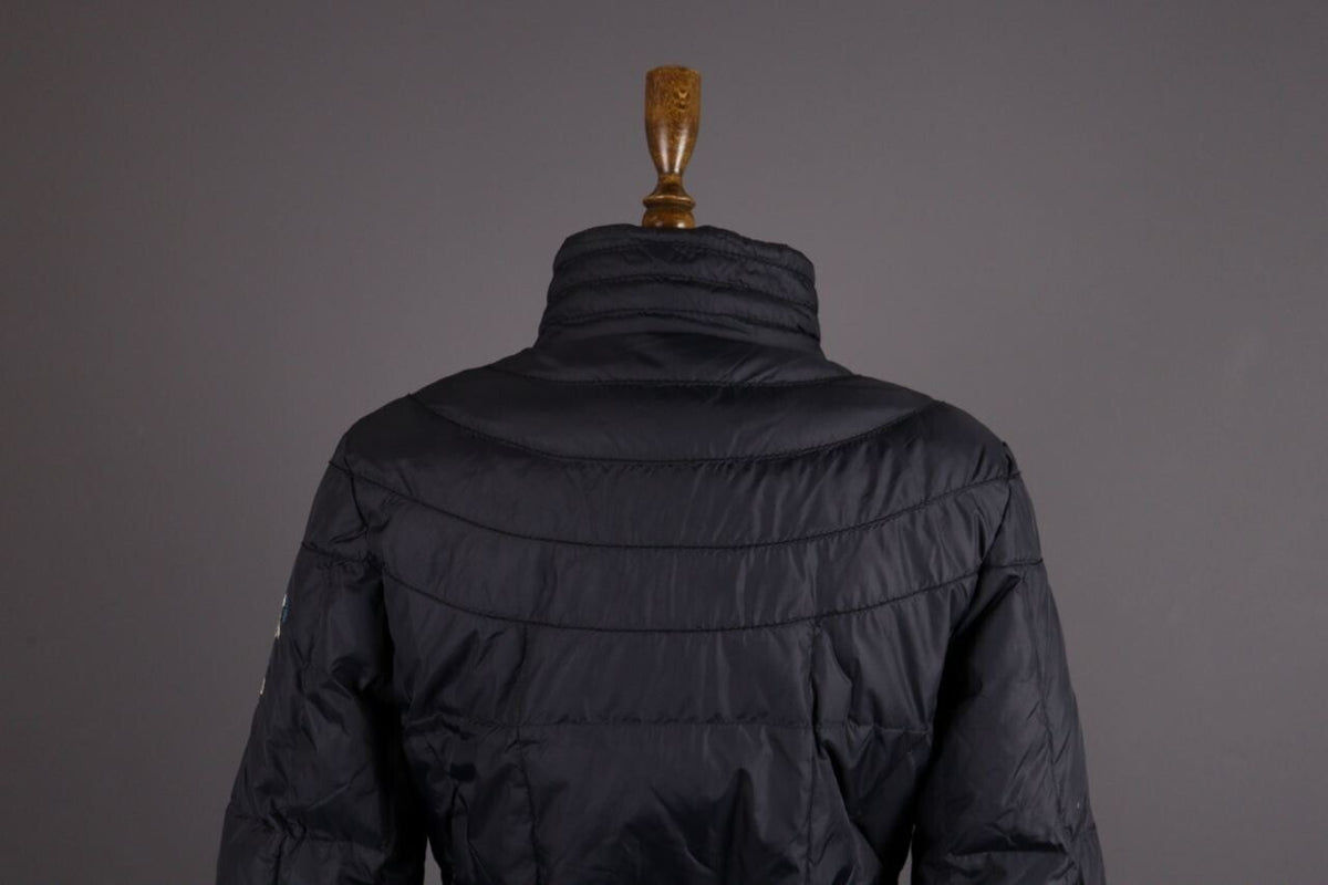 La Martina Saddlery Winter Snow Polo Belted Full Zip Quilted Down Jacket – Size L