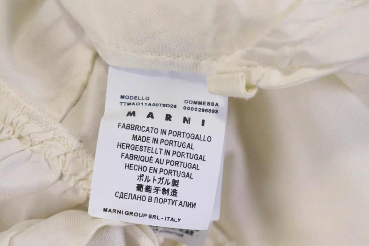 MARNI White Sleeveless Blouse Shirt Top – Size 44
