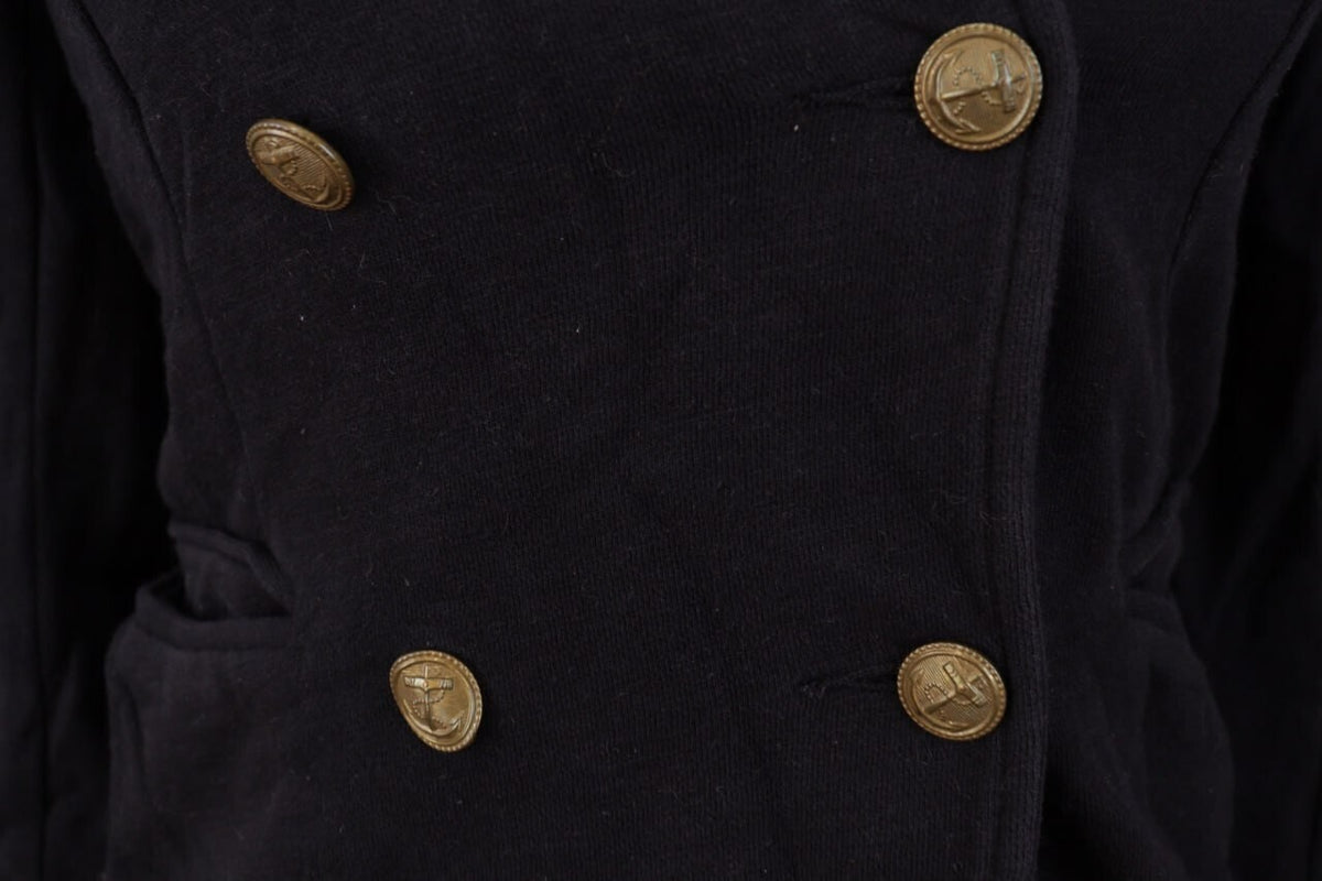 Denim & Supply Ralph Lauren Blue Double Breasted Yachting Military Jacket – Size S