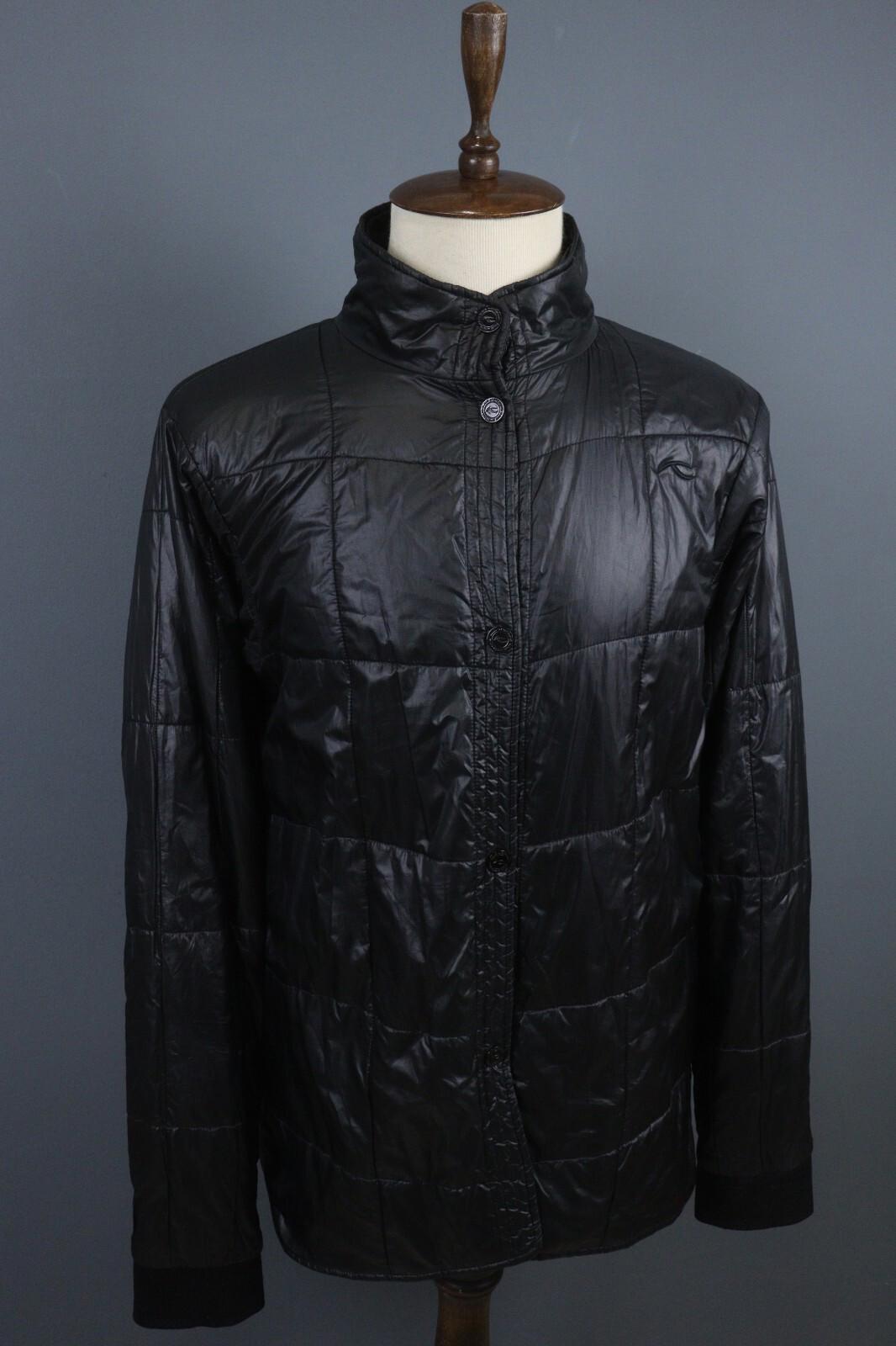 KJUS Pertex Quantum Black Long Sleeve Button Front Ski Jacket – Size XL