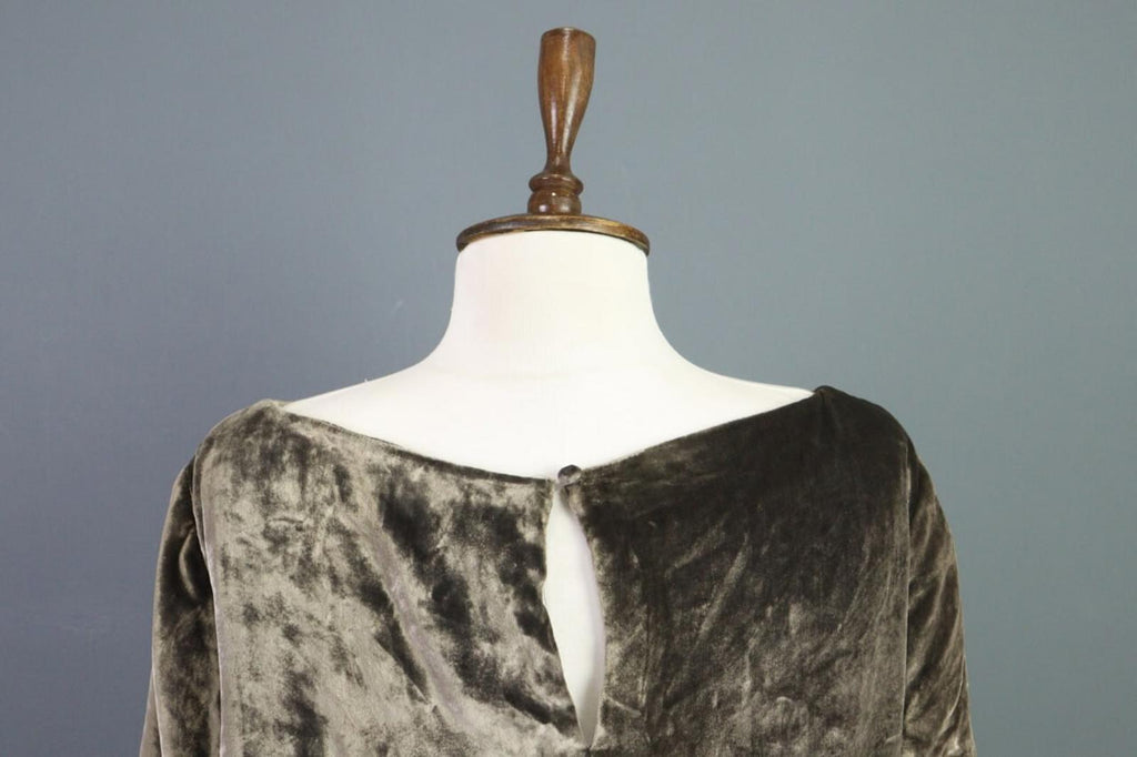 TOAST Brown Corduroy Silk 3/4 Sleeve Blouse Shirt – Size 12