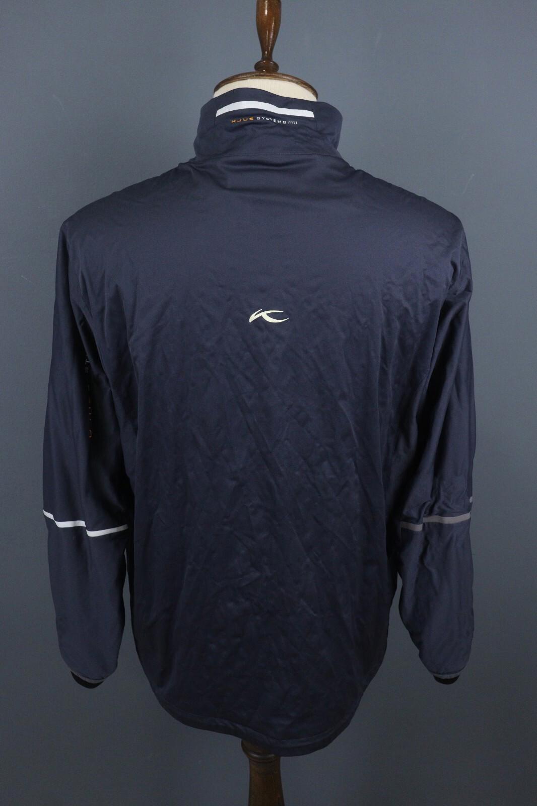 KJUS Systems Blue Long Sleeve Full Zip Logo Windbreaker Jacket – Size XL