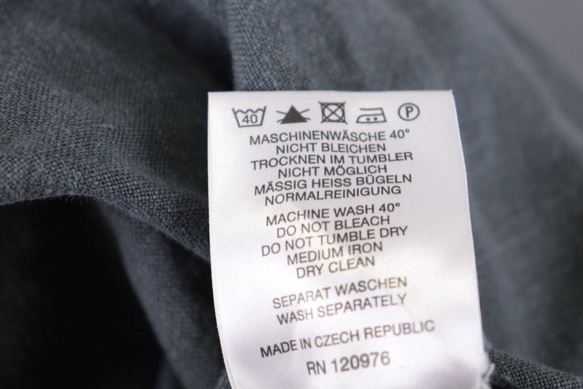 Oska Gray Linen Relaxed Lagenlook Oversized Tunic Dress – Size 4