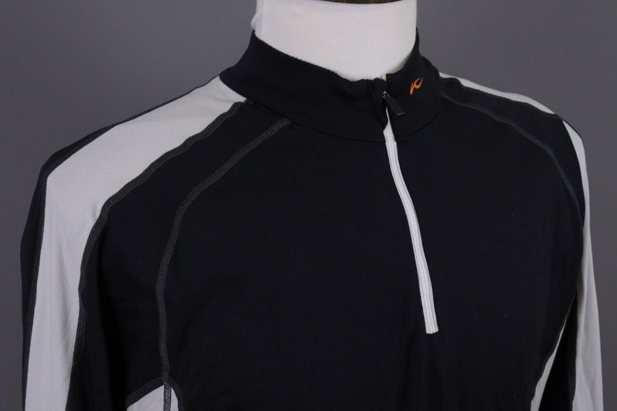 KJUS System 1/4 Zip Long Sleeve Activewear Fleece Jacket Sweater – Men's L