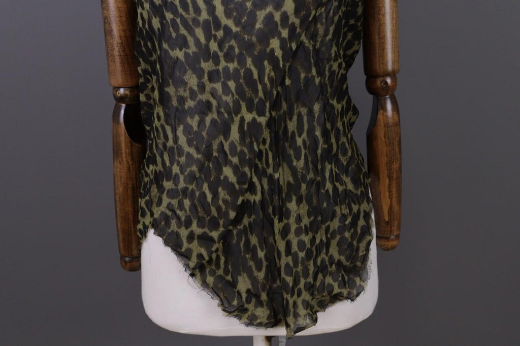 ISABEL MARANT ETOILE Multicolor Animal Printed Mesh Top Shirt Blouse – Size 36 S
