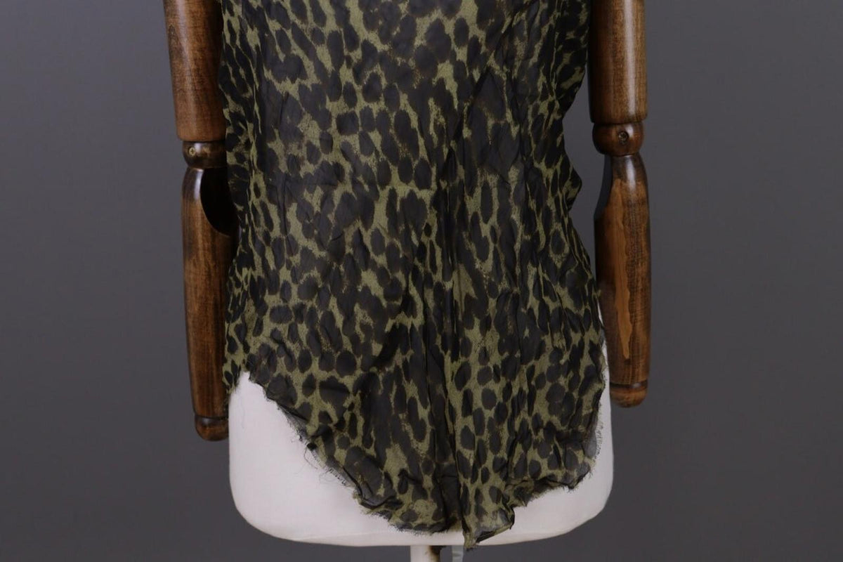 ISABEL MARANT ETOILE Multicolor Animal Printed Mesh Top Shirt Blouse – Size 36 S